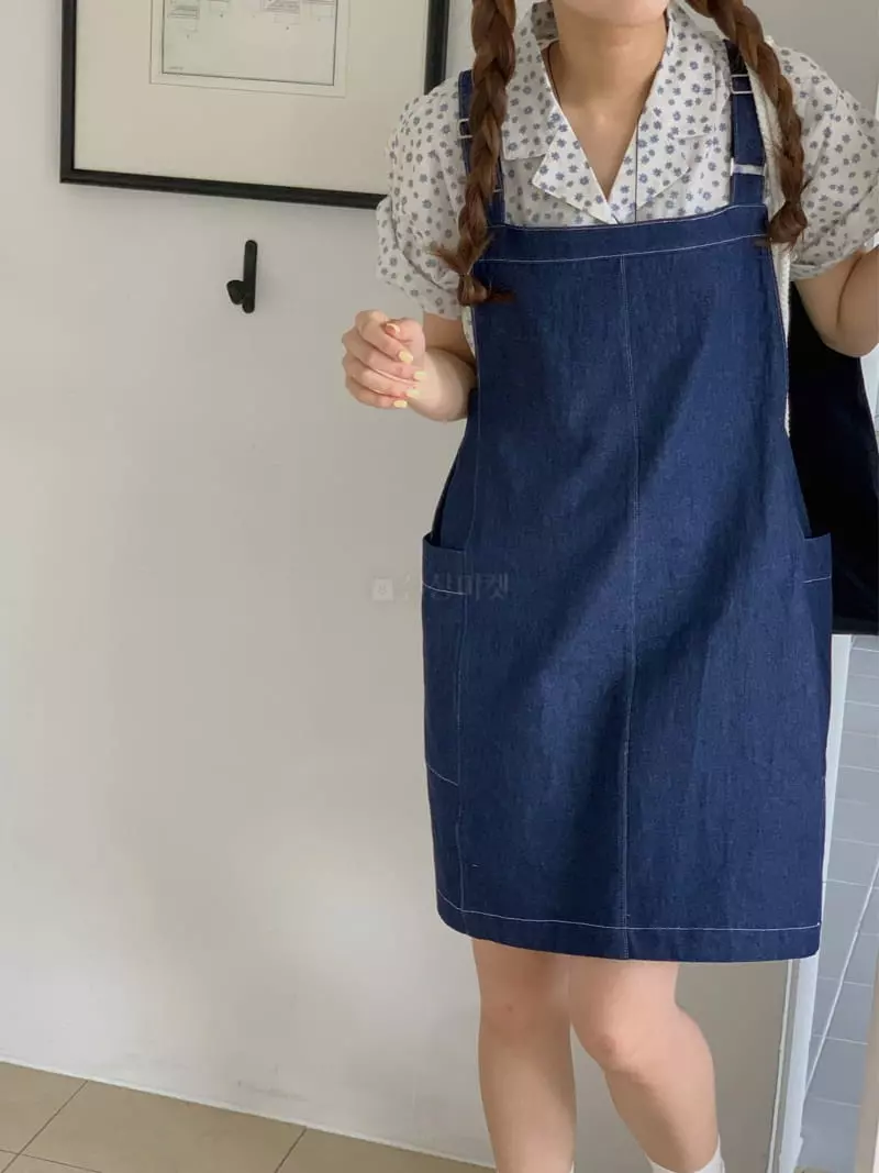 Our Moment - Korean Women Fashion - #shopsmall - Denim Overalls One-piece - 11