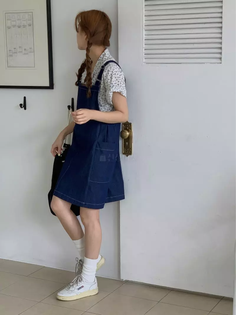 Our Moment - Korean Women Fashion - #thatsdarling - Denim Overalls One-piece - 12