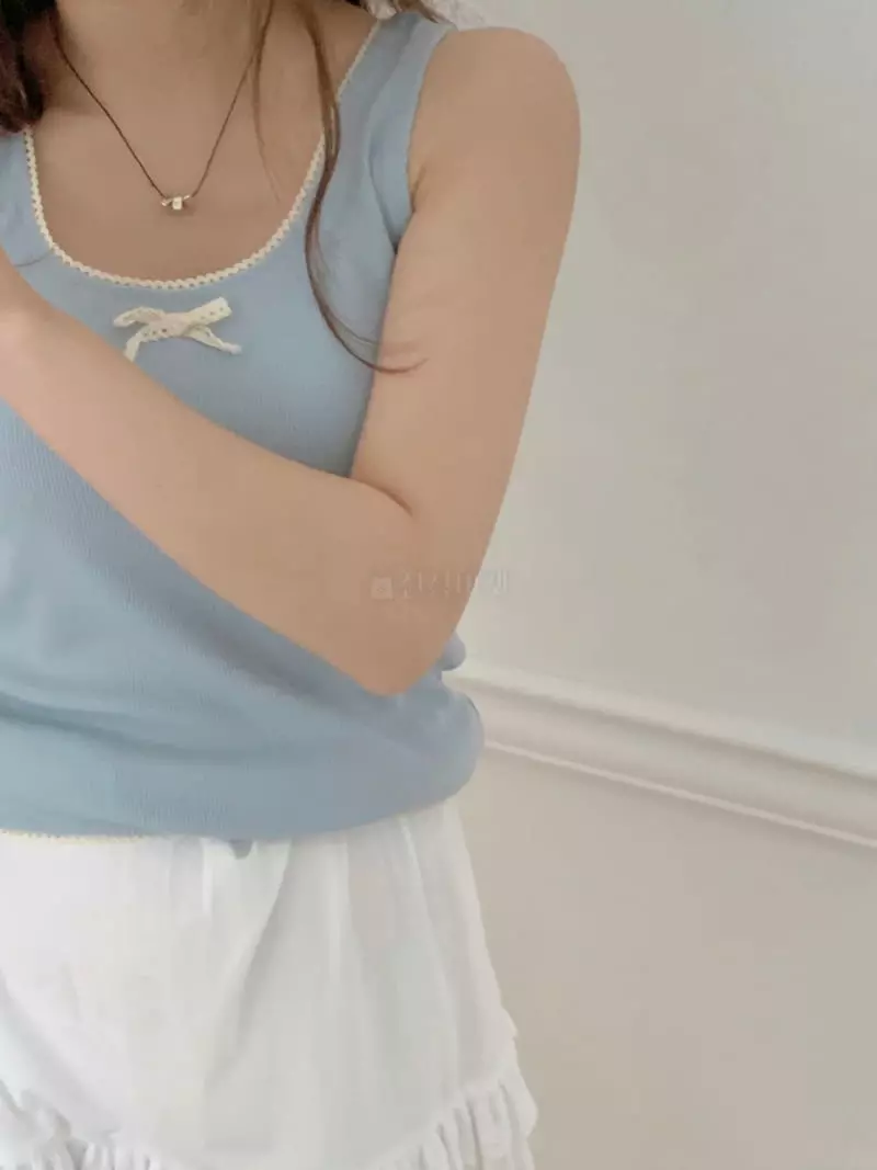 Our Moment - Korean Women Fashion - #vintagekidsstyle - Ribbon Sleeveless - 10