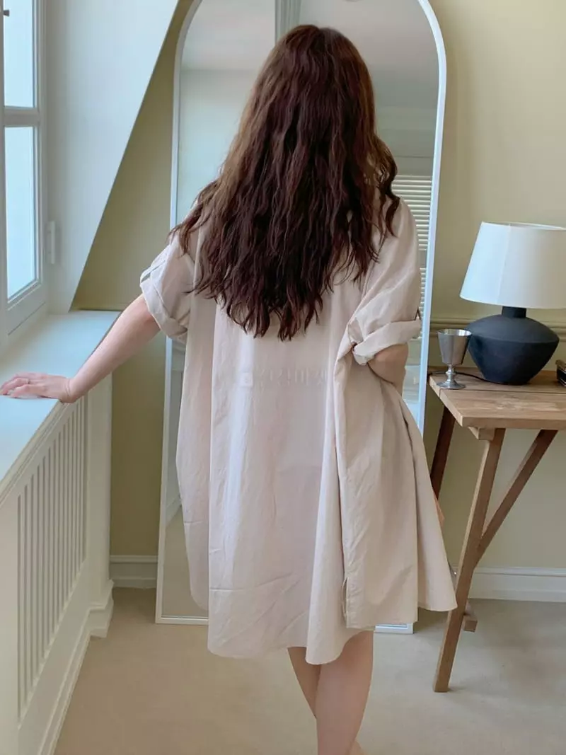 Our Moment - Korean Women Fashion - #vintagekidsstyle - Rady Shirt One-piece - 8