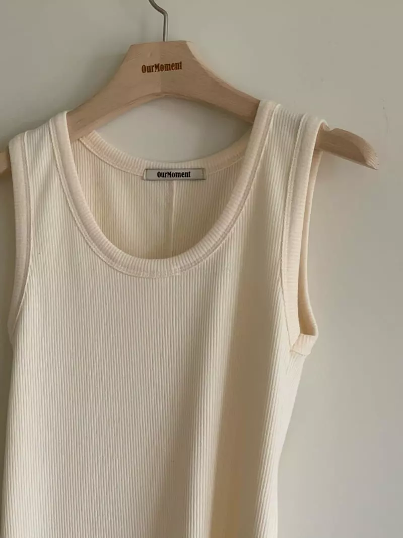 Our Moment - Korean Women Fashion - #womensfashion - Berry Rib Sleeveless - 2