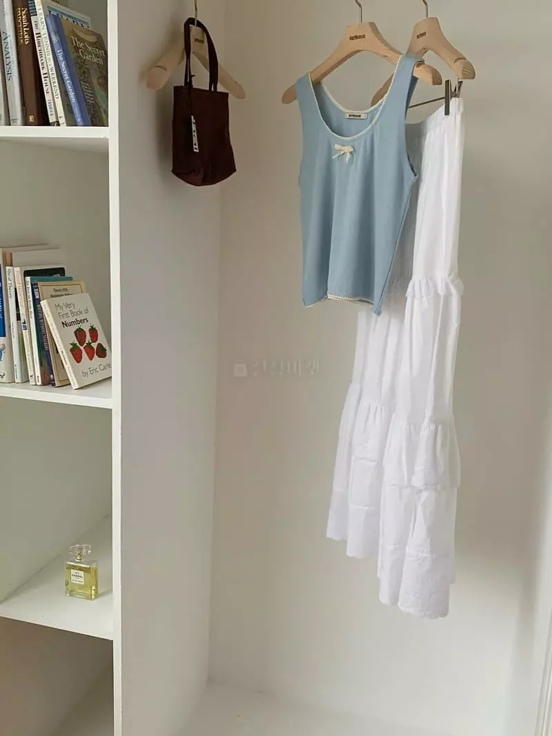 Our Moment - Korean Women Fashion - #womensfashion - Ribbon Sleeveless - 2