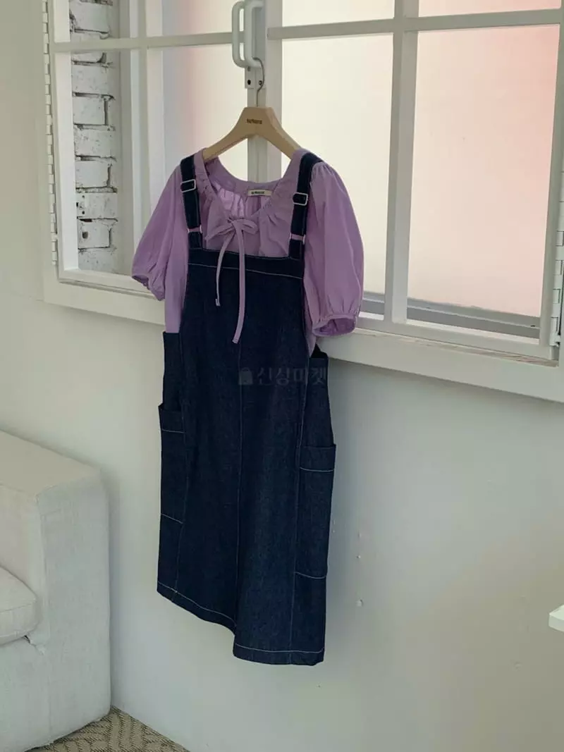 Our Moment - Korean Women Fashion - #womensfashion - Denim Overalls One-piece - 5