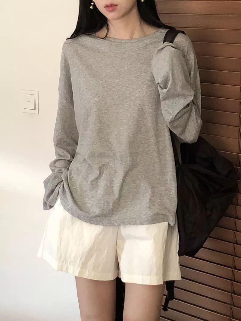 Overclassic - Korean Women Fashion - #momslook - Over Rain Tee - 10
