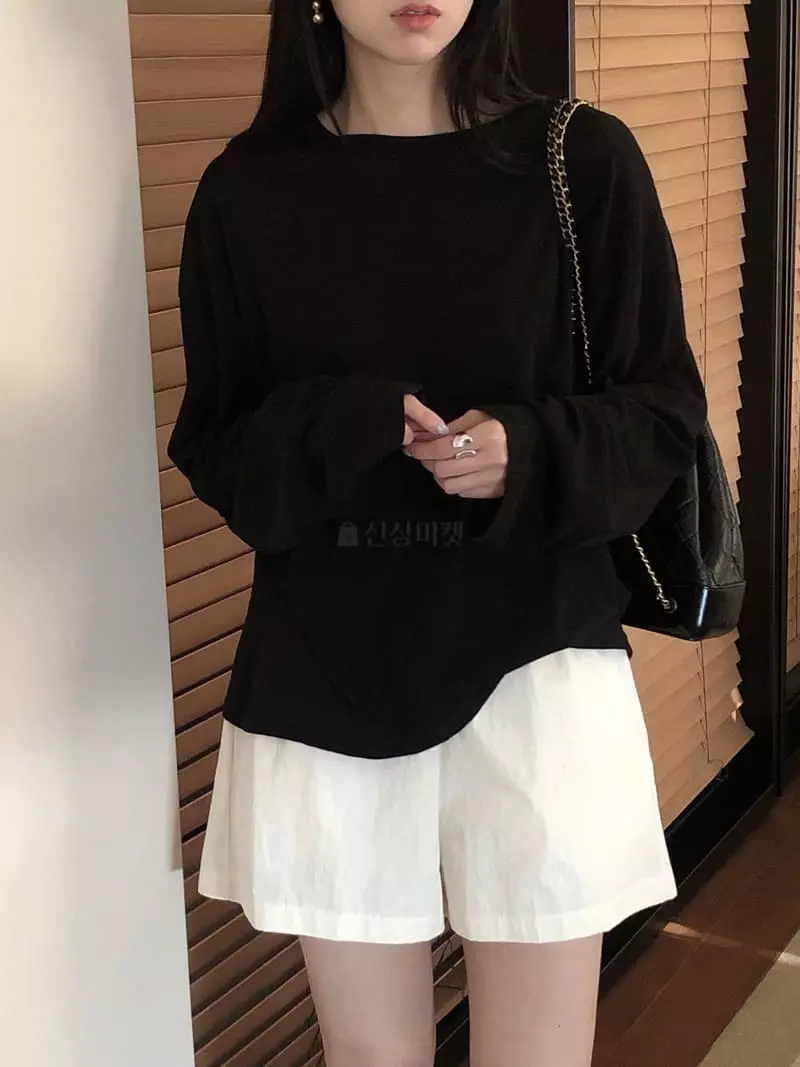 Overclassic - Korean Women Fashion - #momslook - Over Rain Tee - 12
