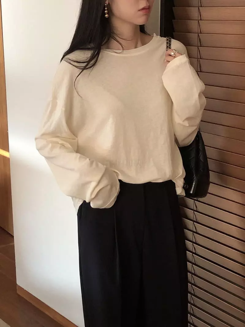 Overclassic - Korean Women Fashion - #momslook - Over Rain Tee - 8