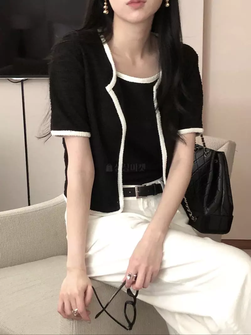 Overclassic - Korean Women Fashion - #momslook - Amon Tiwd Jacket - 3