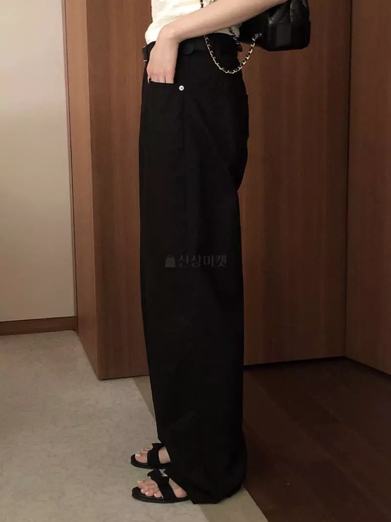 Overclassic - Korean Women Fashion - #momslook - Summer Wide Jeans - 3
