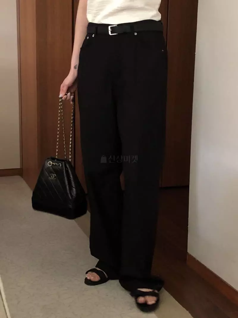 Overclassic - Korean Women Fashion - #momslook - Summer Wide Jeans - 9