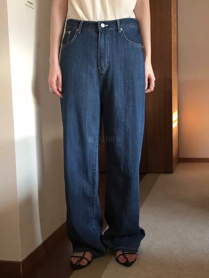 Overclassic - Korean Women Fashion - #momslook - Summer Mark Jeans - 8