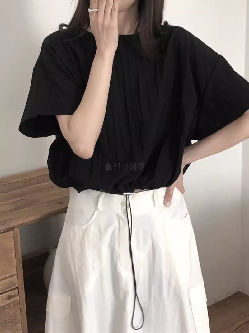 Overclassic - Korean Women Fashion - #momslook - String Blouse - 10