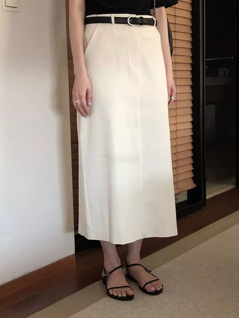 Overclassic - Korean Women Fashion - #momslook - Butter Skirt - 9