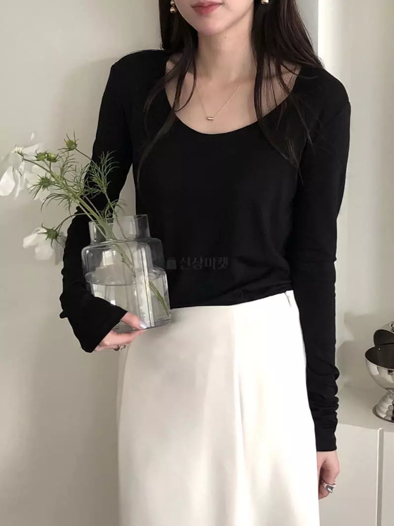 Overclassic - Korean Women Fashion - #momslook - Ballet Tee - 10