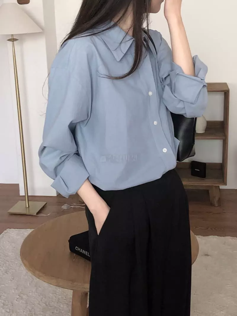Overclassic - Korean Women Fashion - #momslook - Bio Over Shirt