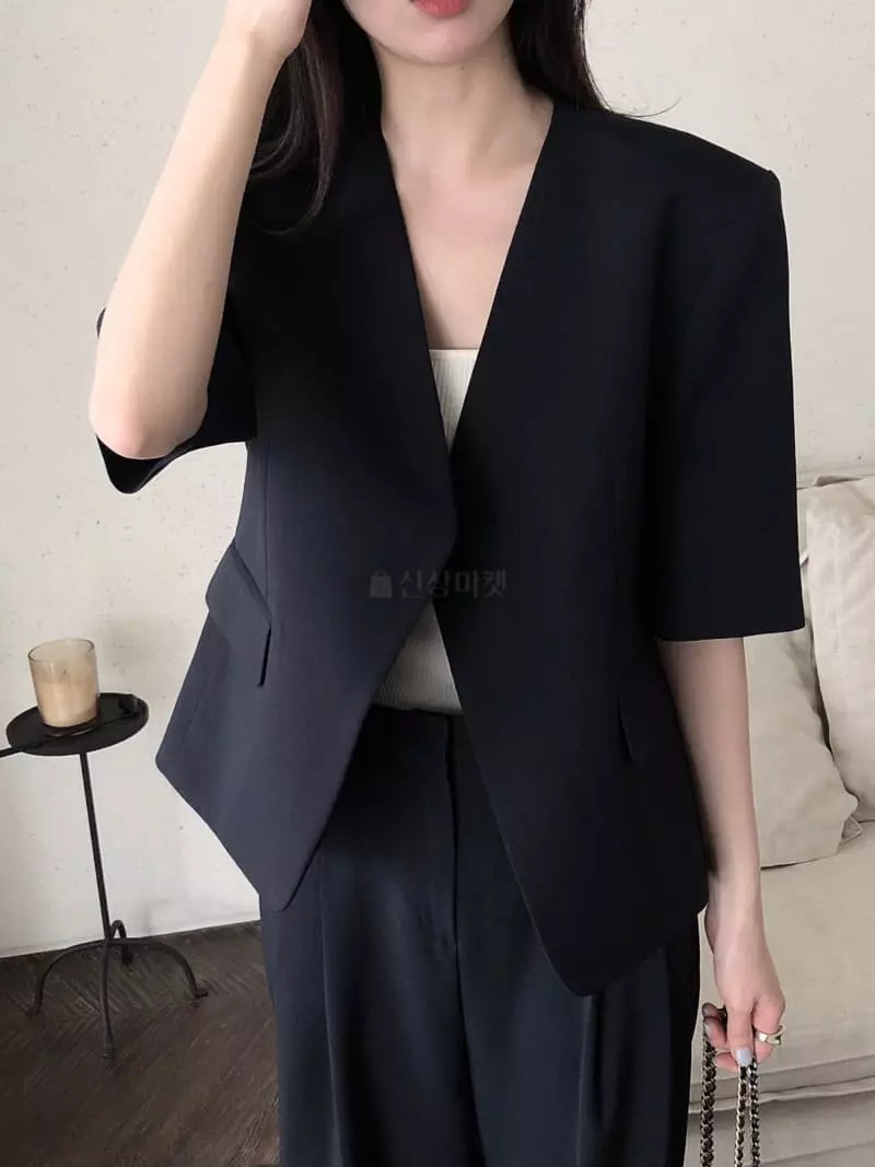 Overclassic - Korean Women Fashion - #momslook - Relieve Jacket - 7