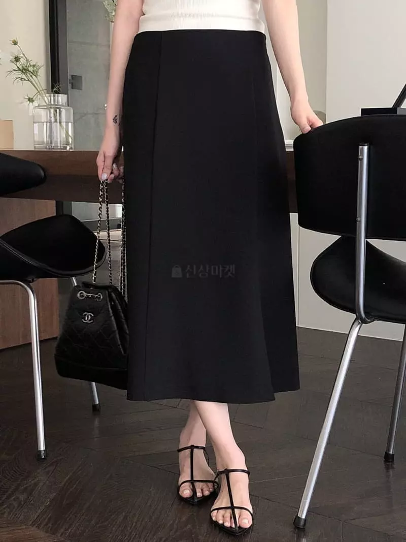 Overclassic - Korean Women Fashion - #momslook - If SLit Skirt - 10