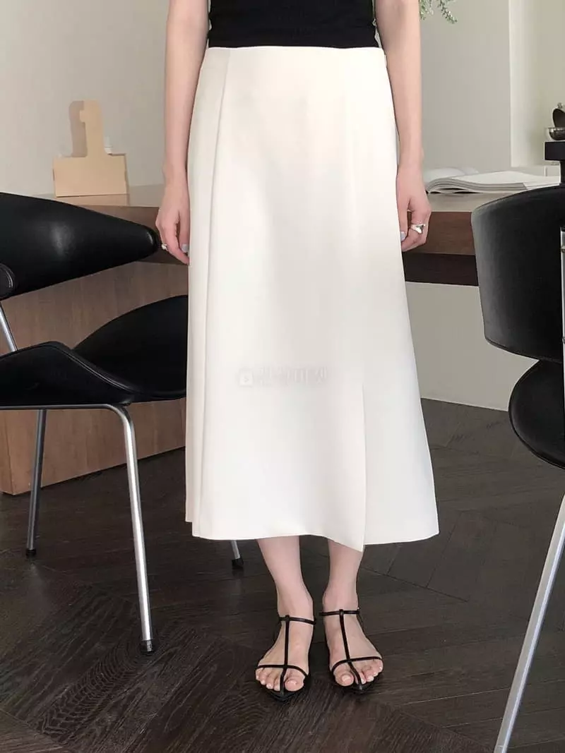 Overclassic - Korean Women Fashion - #momslook - If SLit Skirt - 6