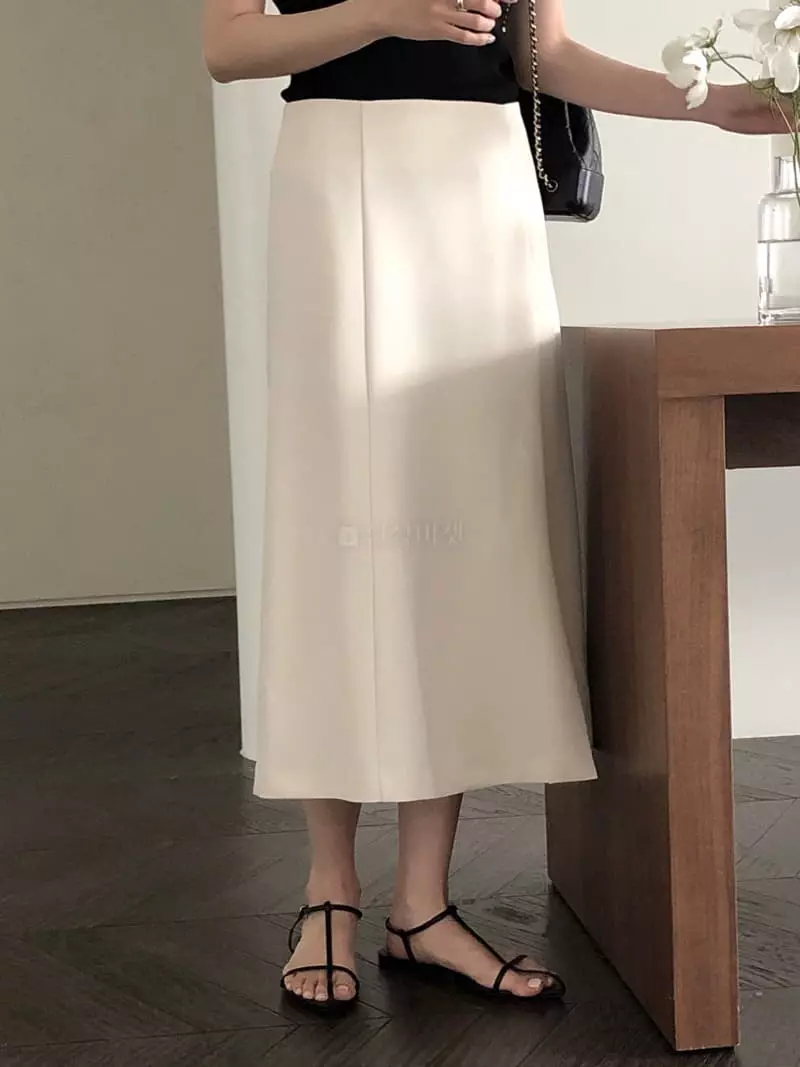 Overclassic - Korean Women Fashion - #momslook - If SLit Skirt - 8