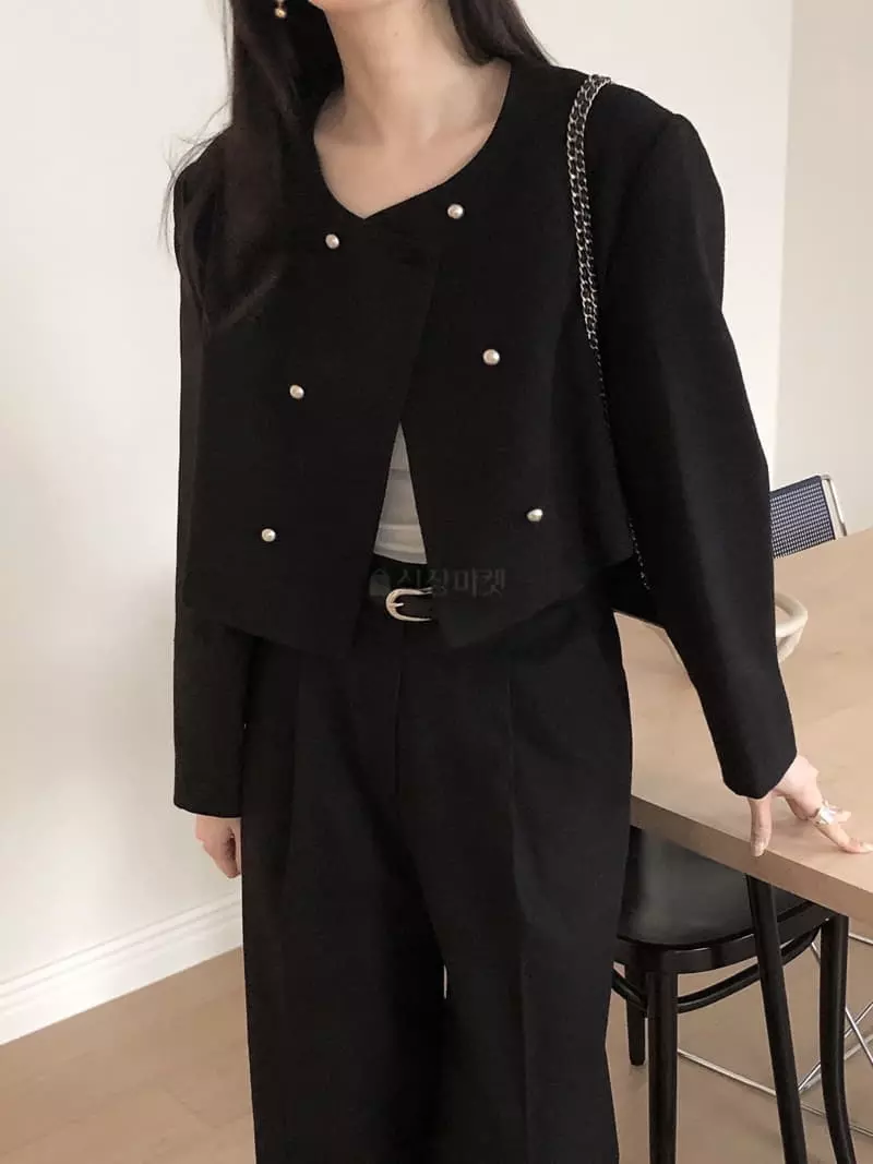 Overclassic - Korean Women Fashion - #pursuepretty - Dubble Twid Jacket - 7