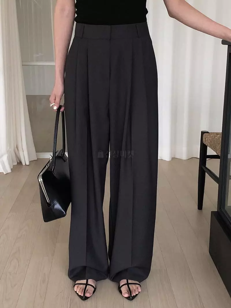 Overclassic - Korean Women Fashion - #romanticstyle - Lon Wide Pants - 10