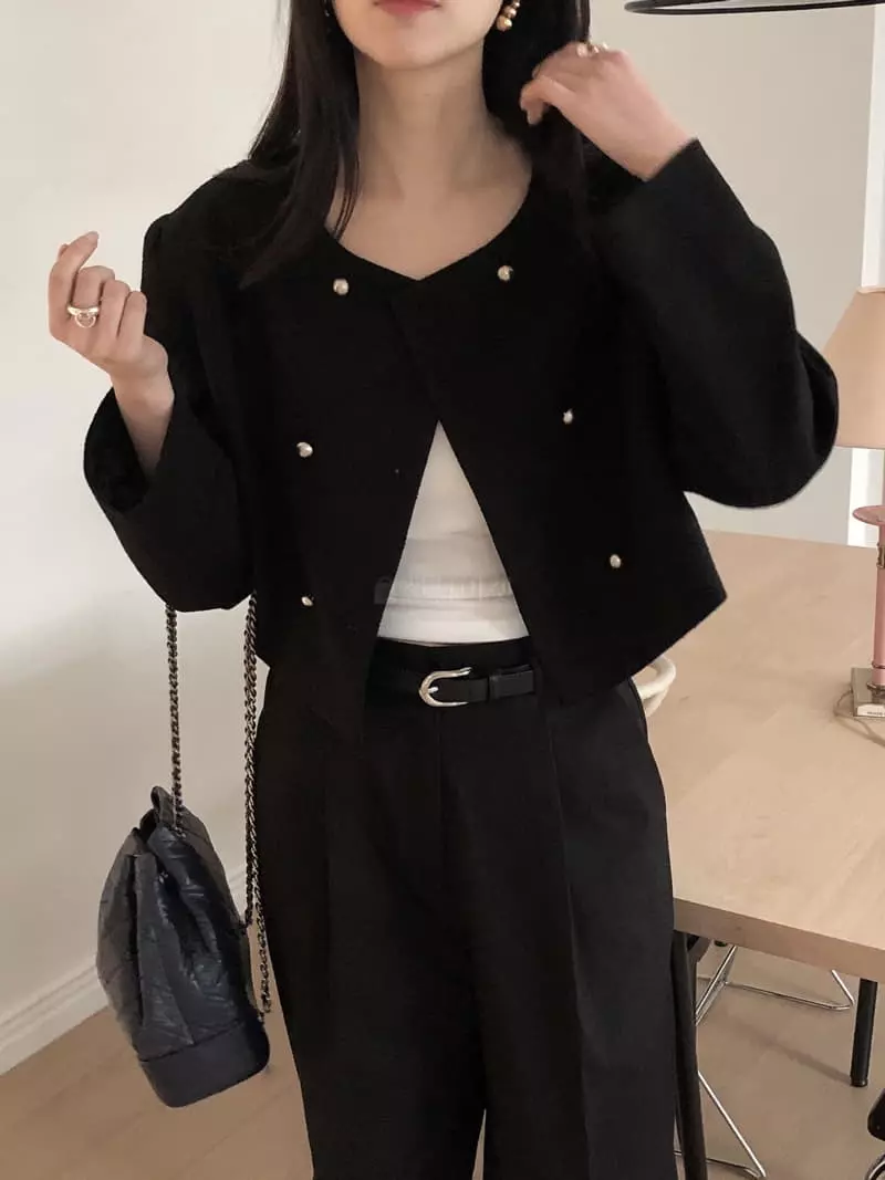 Overclassic - Korean Women Fashion - #romanticstyle - Dubble Twid Jacket - 9