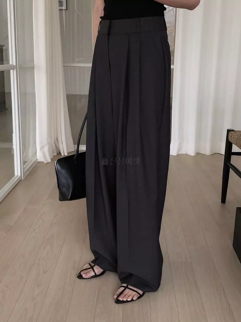 Overclassic - Korean Women Fashion - #shopsmall - Lon Wide Pants - 11