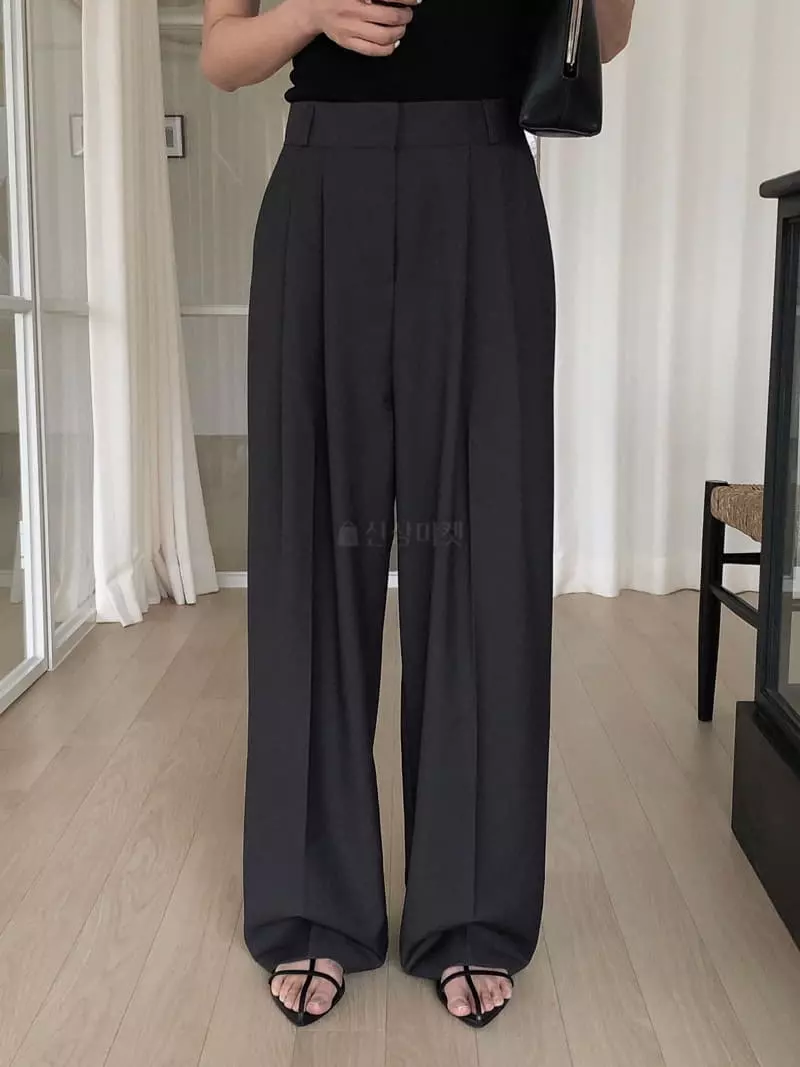 Overclassic - Korean Women Fashion - #thatsdarling - Lon Wide Pants - 12