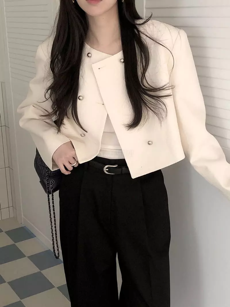 Overclassic - Korean Women Fashion - #thelittlethings - Dubble Twid Jacket - 12