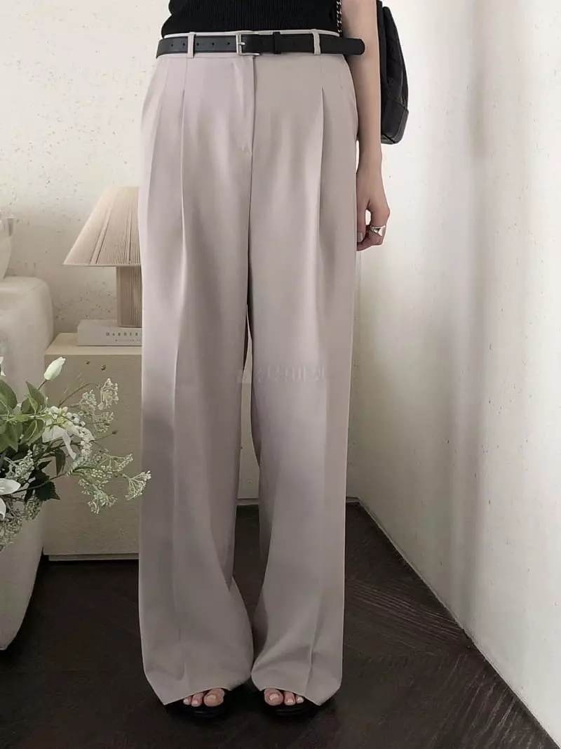 Overclassic - Korean Women Fashion - #vintagekidsstyle - Relieve Pants - 11