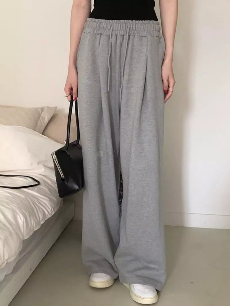 Overclassic - Korean Women Fashion - #womensfashion - Wide Pintuck Pants - 10