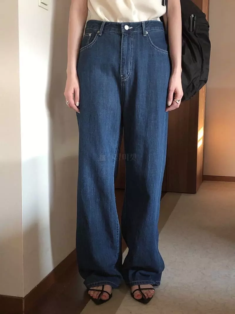 Overclassic - Korean Women Fashion - #womensfashion - Summer Mark Jeans - 9
