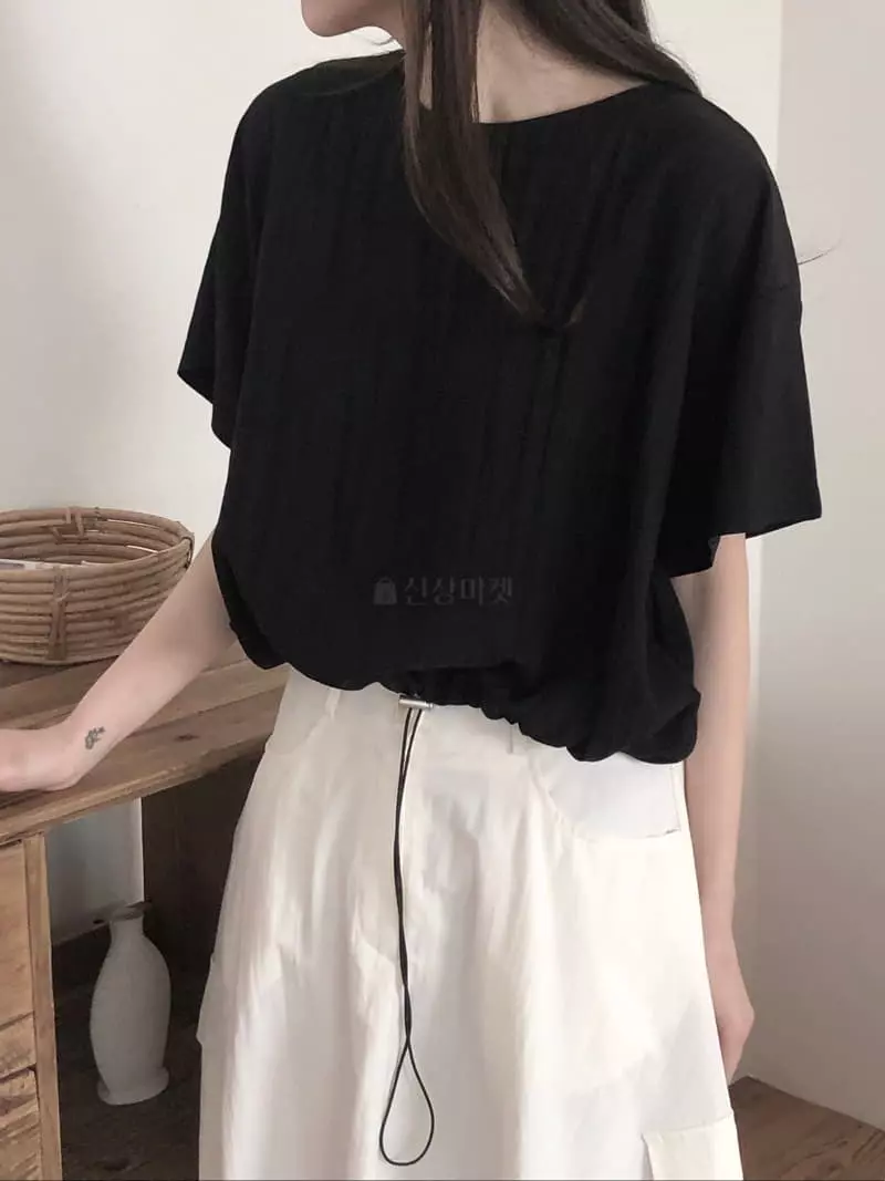 Overclassic - Korean Women Fashion - #womensfashion - String Blouse