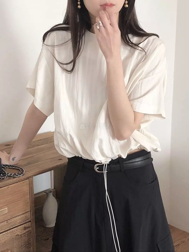 Overclassic - Korean Women Fashion - #womensfashion - String Blouse - 3