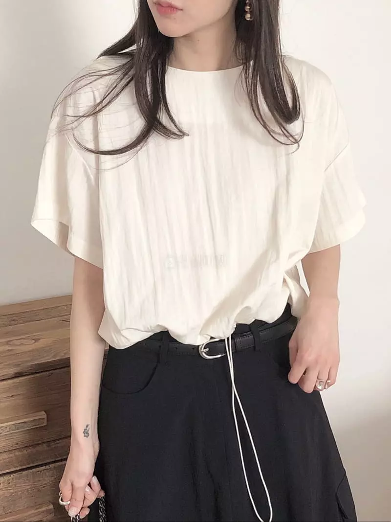 Overclassic - Korean Women Fashion - #womensfashion - String Blouse - 7