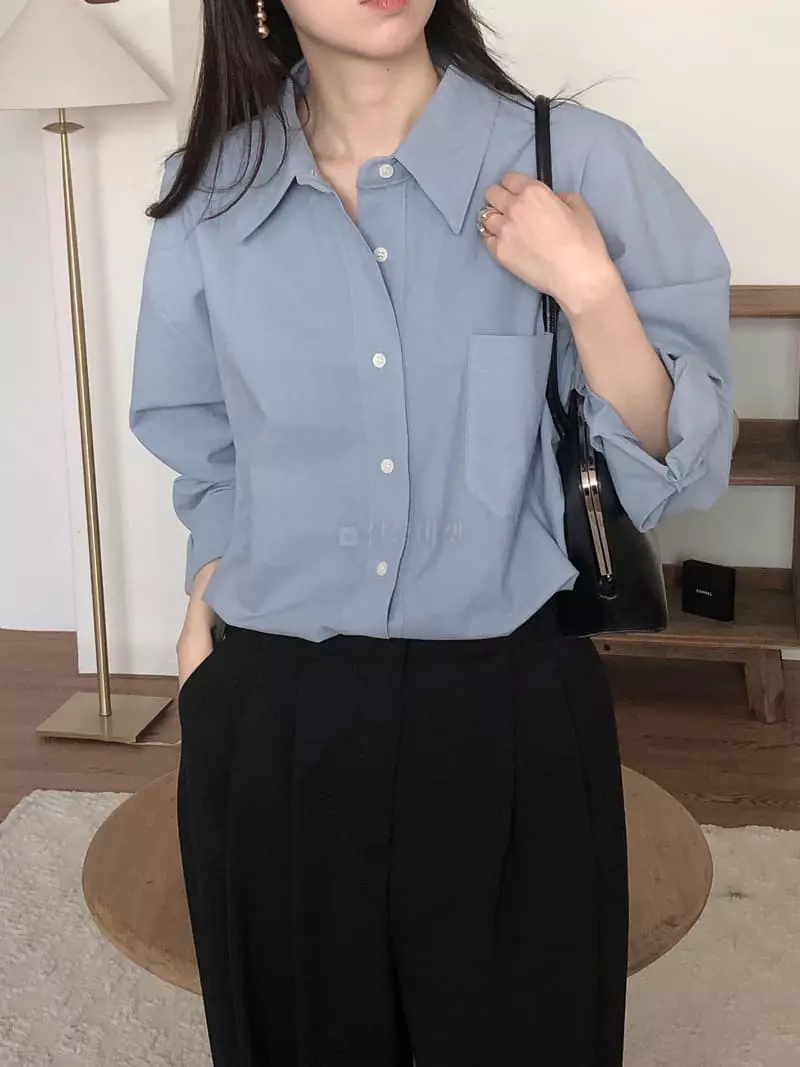 Overclassic - Korean Women Fashion - #womensfashion - Bio Over Shirt - 12