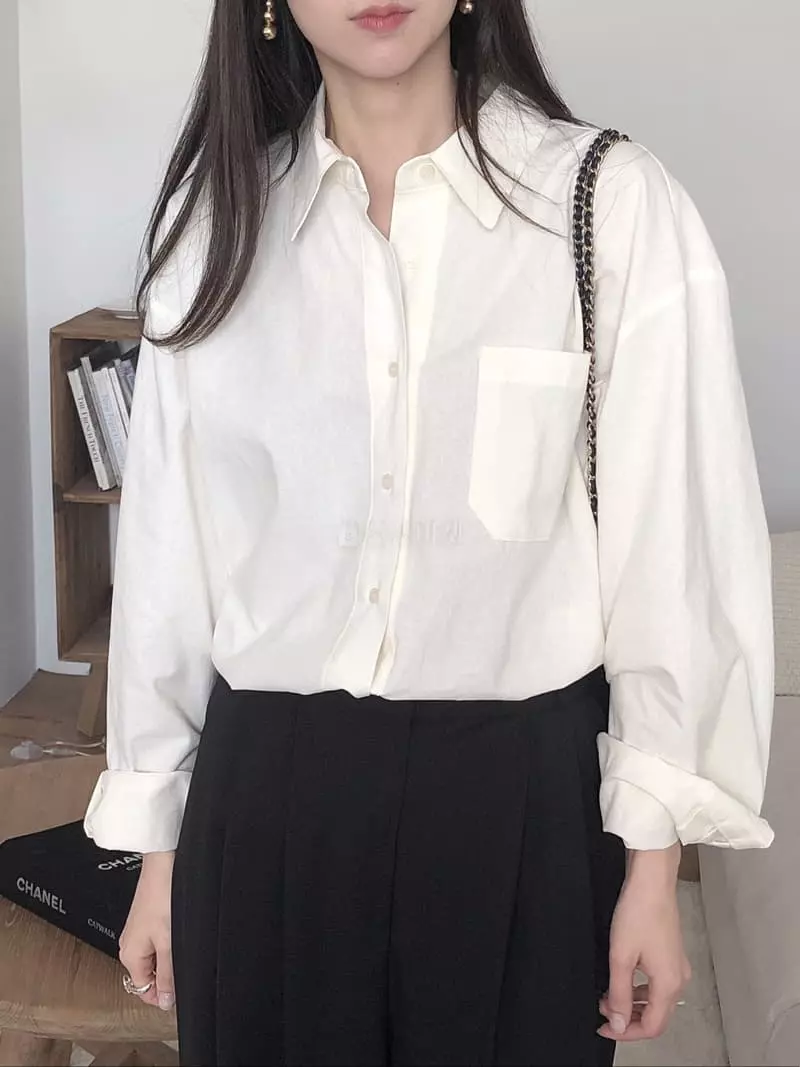 Overclassic - Korean Women Fashion - #womensfashion - Bio Over Shirt - 2