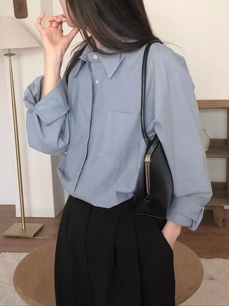 Overclassic - Korean Women Fashion - #womensfashion - Bio Over Shirt - 6