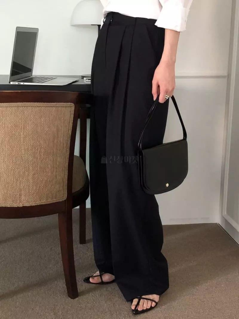 Overclassic - Korean Women Fashion - #womensfashion - Lon Wide Pants - 5