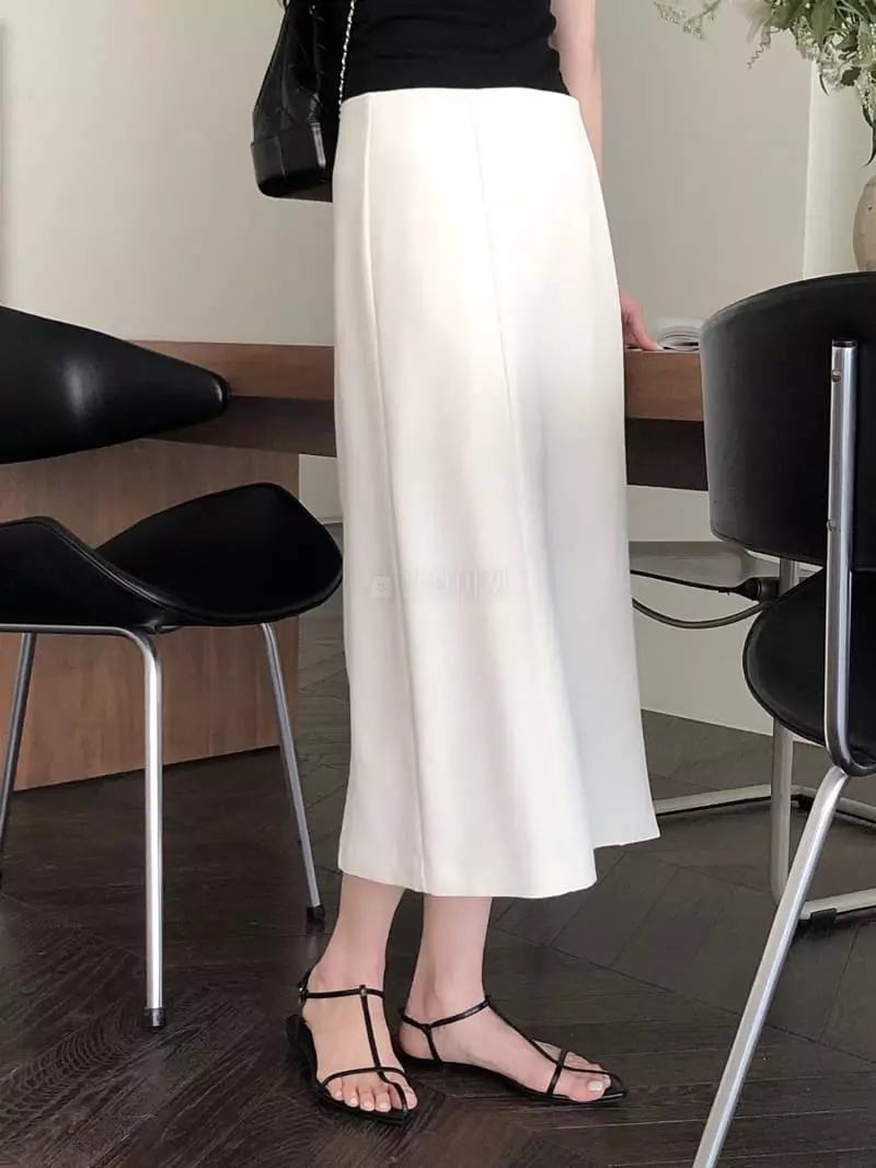 Overclassic - Korean Women Fashion - #womensfashion - If SLit Skirt - 5