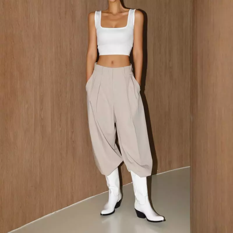 Paper Moon - Korean Women Fashion - #womensfashion - Square Tank Top - 4