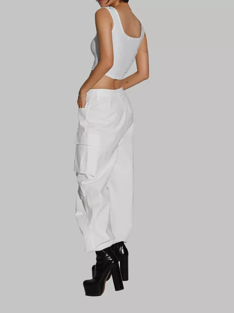 Paper Moon - Korean Women Fashion - #momslook - Square Tank Top - 8