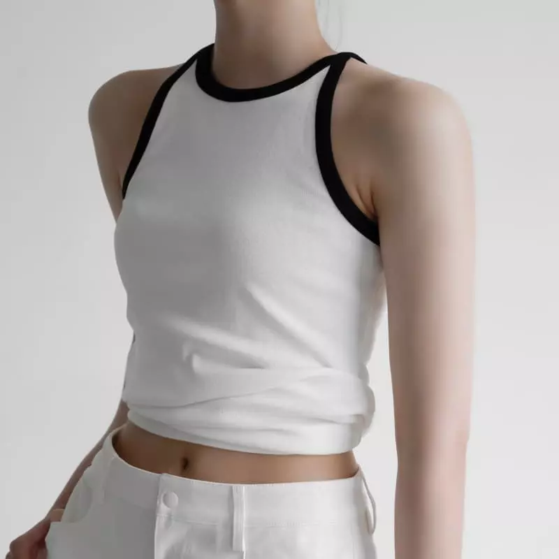 Paper Moon - Korean Women Fashion - #momslook - Color Tank Top