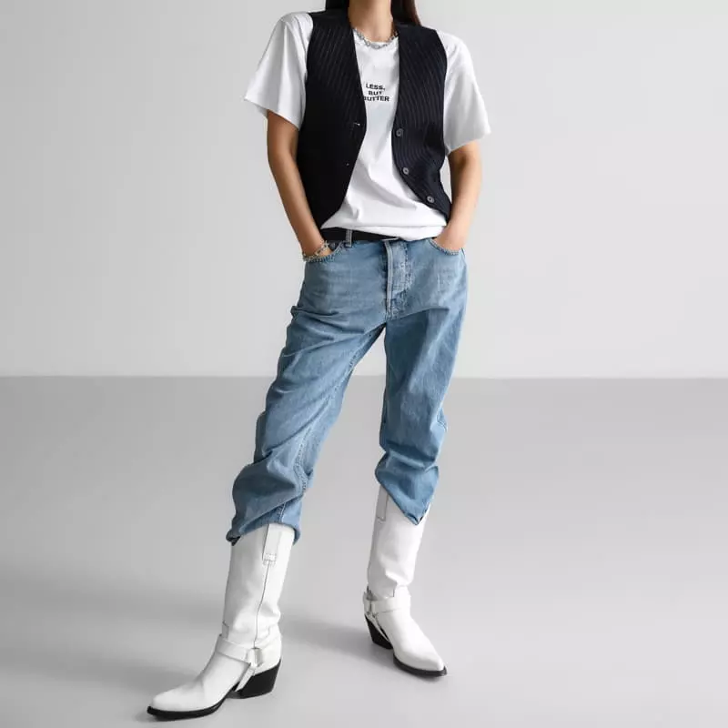 Paper Moon - Korean Women Fashion - #momslook - Classic Vest - 3