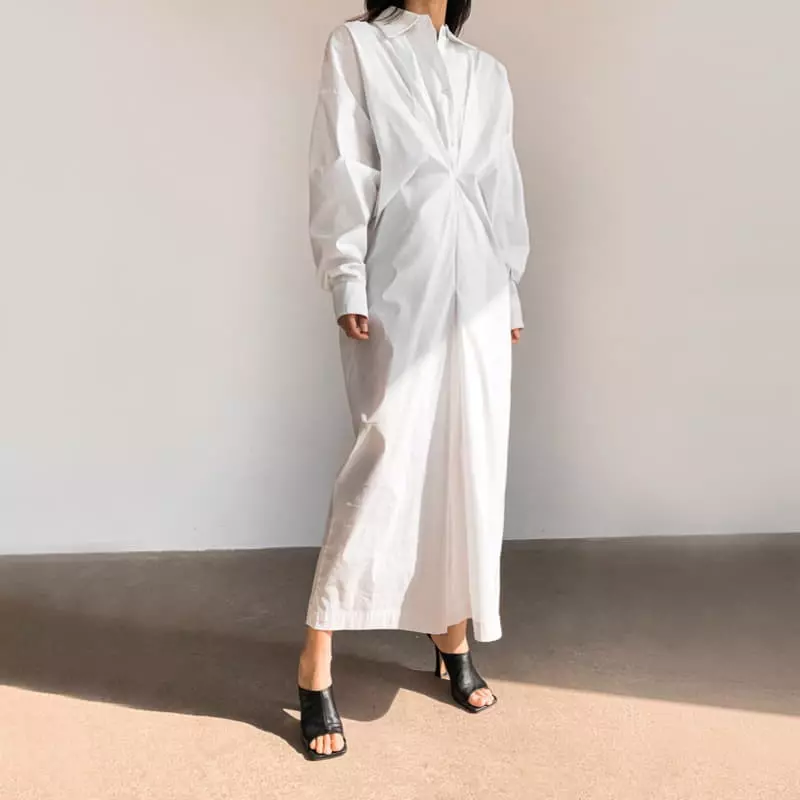 Paper Moon - Korean Women Fashion - #momslook - Front Shirt One-piece - 6