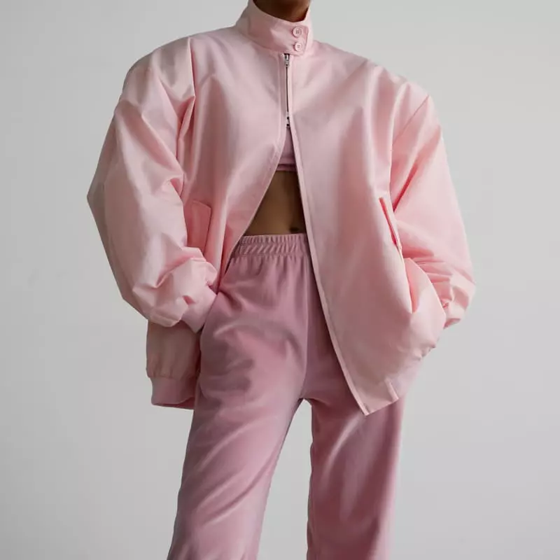 Paper Moon - Korean Women Fashion - #momslook - Pad Baracuta Jacket - 6