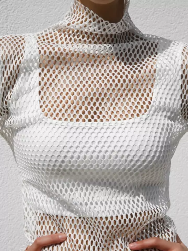 Paper Moon - Korean Women Fashion - #momslook - Fish Neck Mock Neck Top - 3