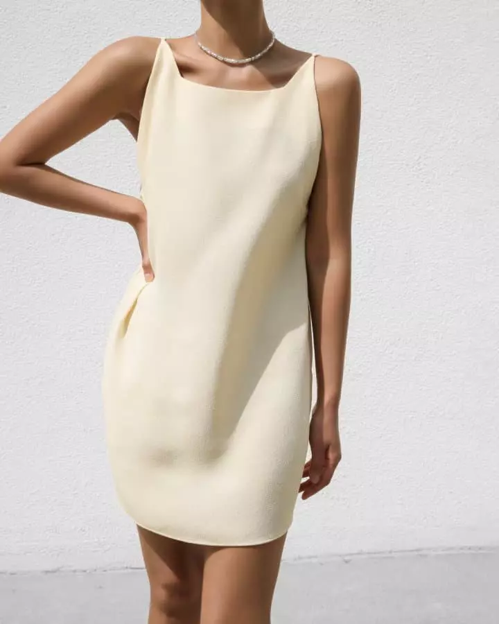 Paper Moon - Korean Women Fashion - #womensfashion - Square Neck Mini One-piece - 4