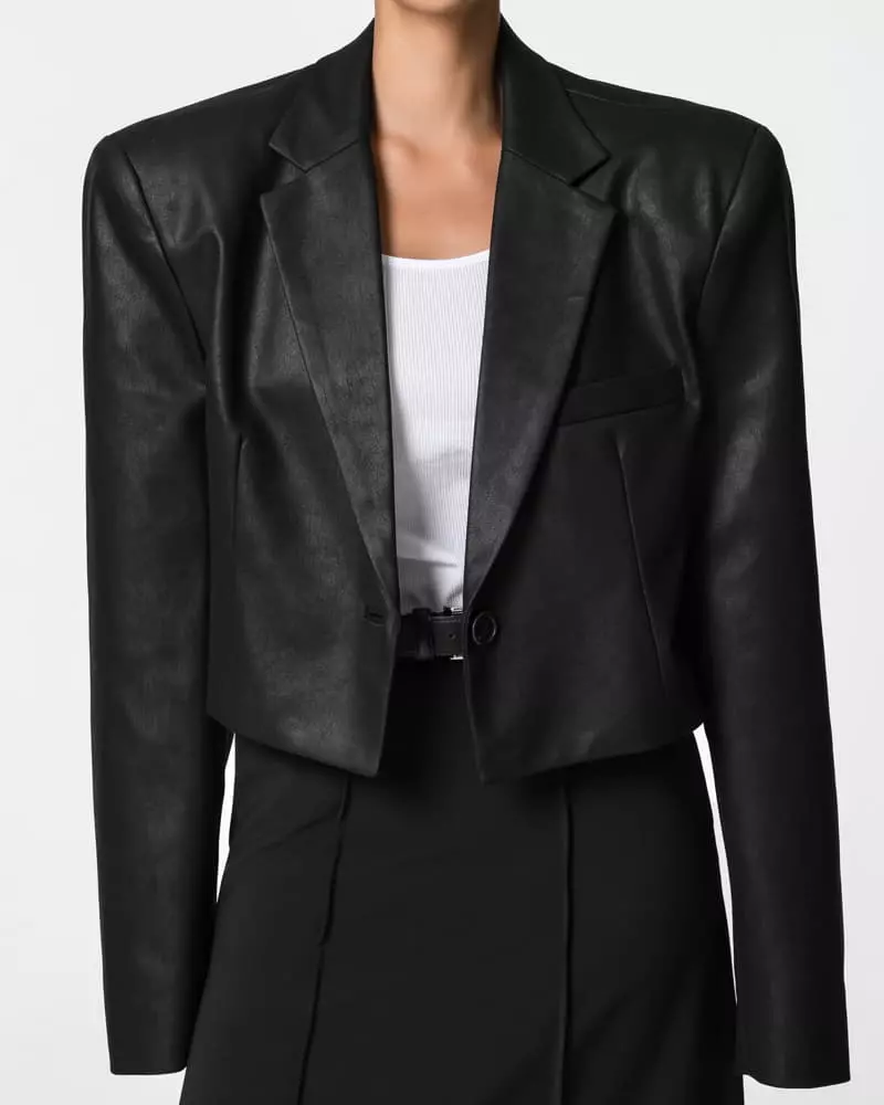 Paper Moon - Korean Women Fashion - #momslook - Crop Vintage Jacket - 7