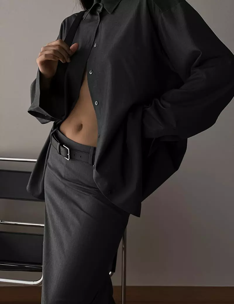 Paper Moon - Korean Women Fashion - #momslook - Maxi Length Straight Pencil Line Skirt - 10