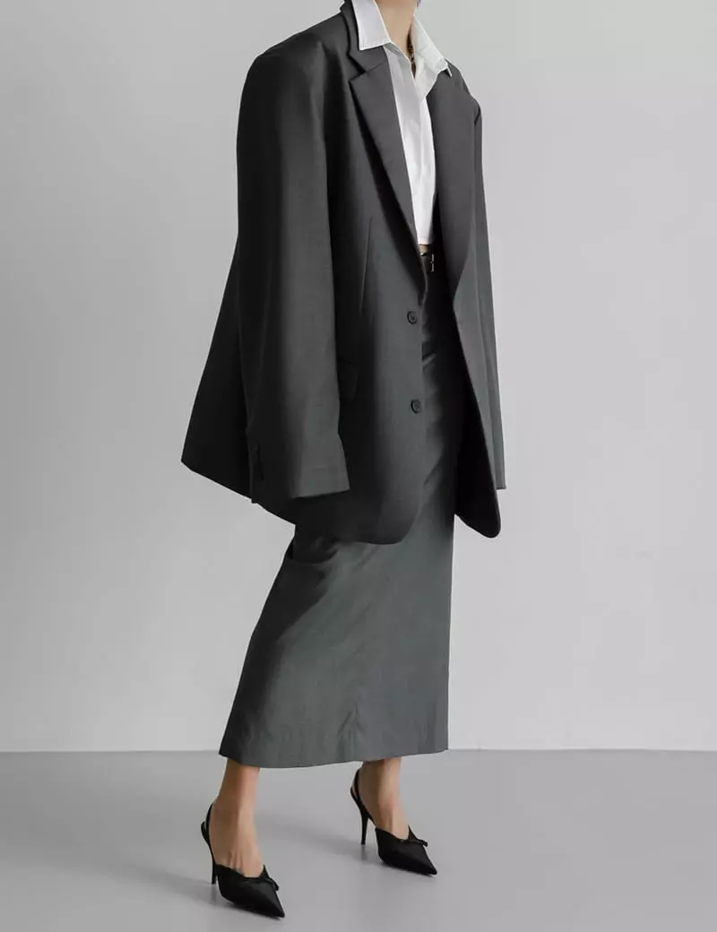 Paper Moon - Korean Women Fashion - #momslook - Maxi Length Straight Pencil Line Skirt - 8